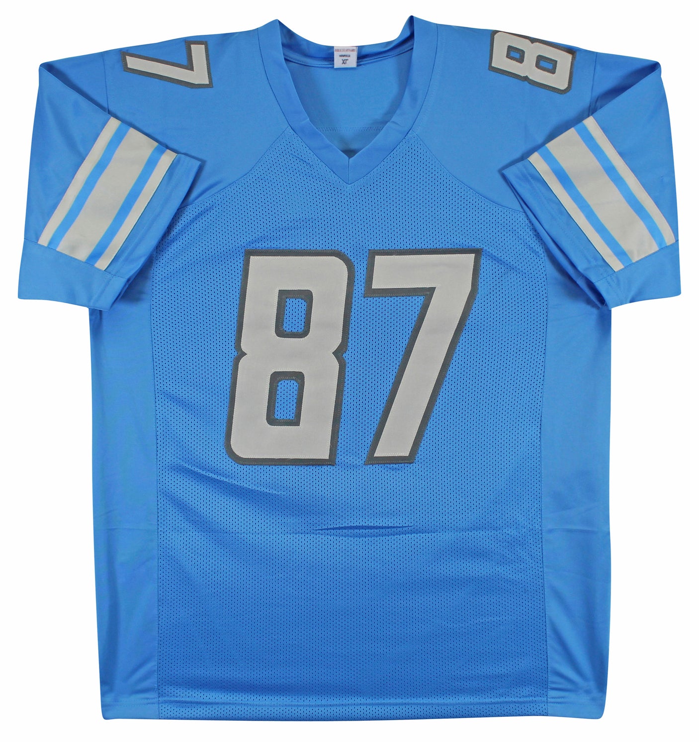 Sam Laporta Authentic Signed Blue Pro Style Jersey Autographed BAS Witnessed 2