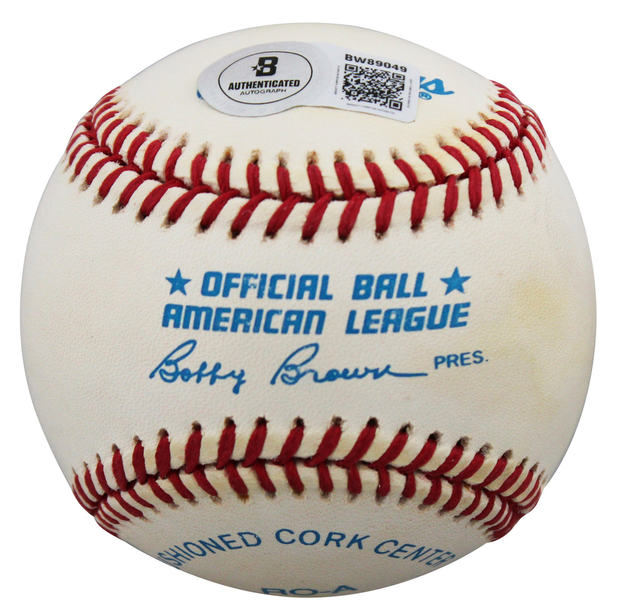 Yankees Tony Kubek Authentic Signed Bobby Brown OAL Baseball BAS #BW89049