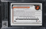 Orioles Samuel Basallo Signed 2024 Bowman Draft #BD128 Card Auto 10! BAS Slabbed