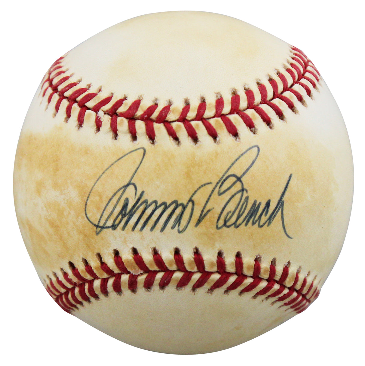 Reds Johnny Bench Authentic Signed William White ONL Baseball BAS #BW89043