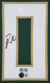 Damian Lillard Authentic Signed Green Pro Style Framed Jersey BAS Witnessed