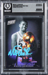 Magic Johnson Signed 2018 Panini Black Friday #MJ 176/199 Card Auto 10! BAS Slab