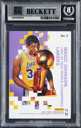 Lakers Magic Johnson Signed 2020 Panini Recon #11 Card Auto GM 10! BAS Slabbed