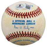 Dodgers Orel Hershiser Authentic Signed Gene Budig OAL Baseball BAS #BW89074