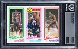 Lakers Magic Johnson Signed 1980 Topps #111 Rookie Card Auto GM 10! BAS Slabbed