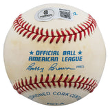 Grays Buck Leonard Authentic Signed Bobby Brown OAL Baseball BAS #BW89078