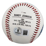 Mariners Randy Johnson Authentic Signed Fotoball Logo Baseball BAS #BU64189