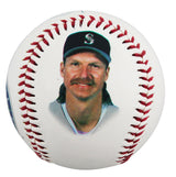 Mariners Randy Johnson Authentic Signed Fotoball Logo Baseball BAS #BU64189