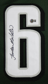 Jordan Mailata Authentic Signed Green Pro Style Framed Jersey BAS Witnessed