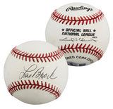 Cardinals Lou Brock Authentic Signed Leonard Coleman ONL Baseball BAS #BU64194