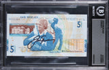 Jack Nicklaus Signed 2005 Royal Bank Of Scotland 5 Banknote Auto 10! BAS Slab 4