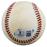 Yankees Don Larsen "10-8-56" Signed Bobby Brown OAL Baseball BAS #BW89080