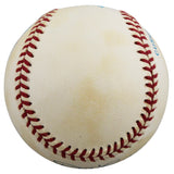 Yankees Don Larsen "10-8-56" Signed Bobby Brown OAL Baseball BAS #BW89080