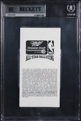 Magic Johnson "1992 ASG MVP" Signed 1992 NBA All Star Game Ticket Stub BAS Slab