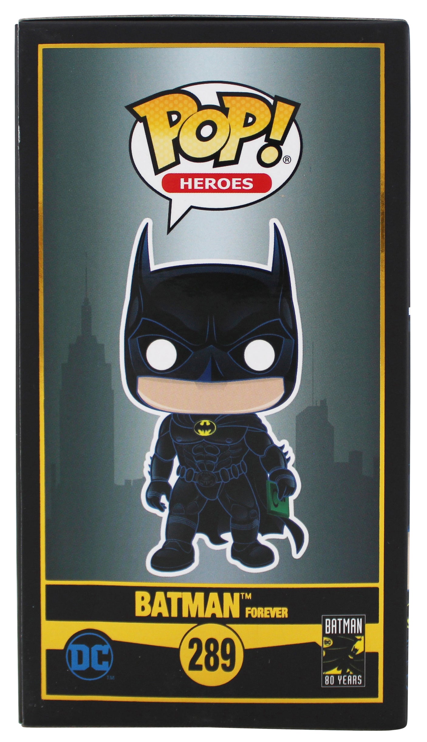 Val Kilmer Batman Forever Signed #289 Batman 80 Years Funko Pop Vinyl Figure BAS