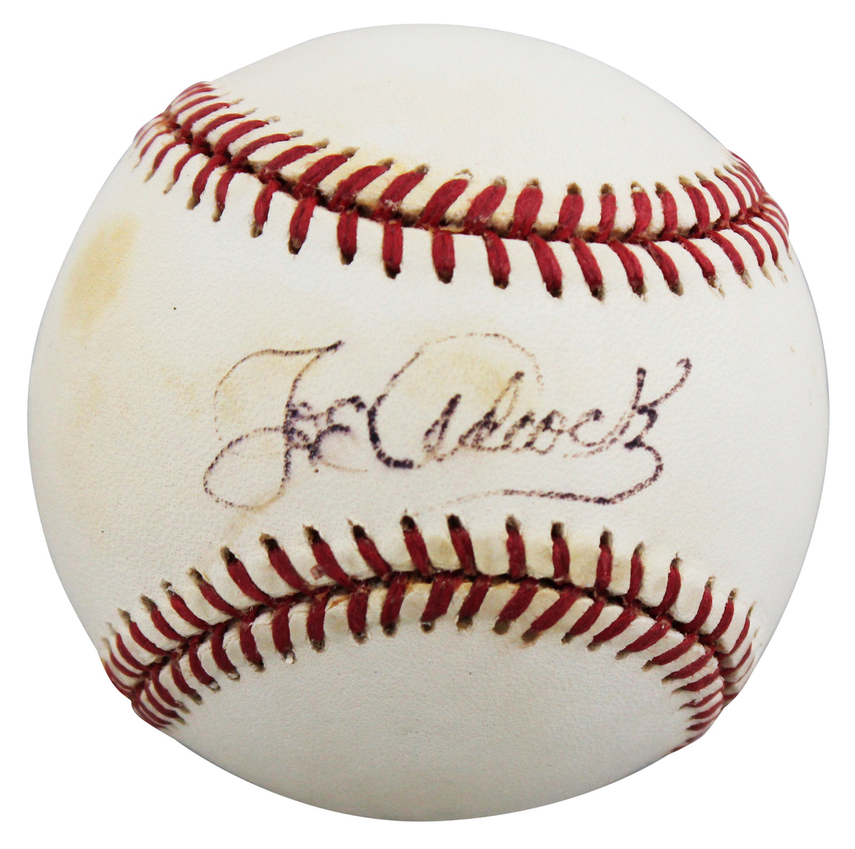 Braves Joe Adcock Authentic Signed Leonard Coleman ONL Baseball BAS #BW89085