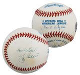 Yankees Yogi Berra "Good Luck" Authentic Signed Budig OAL Baseball BAS #BU64196