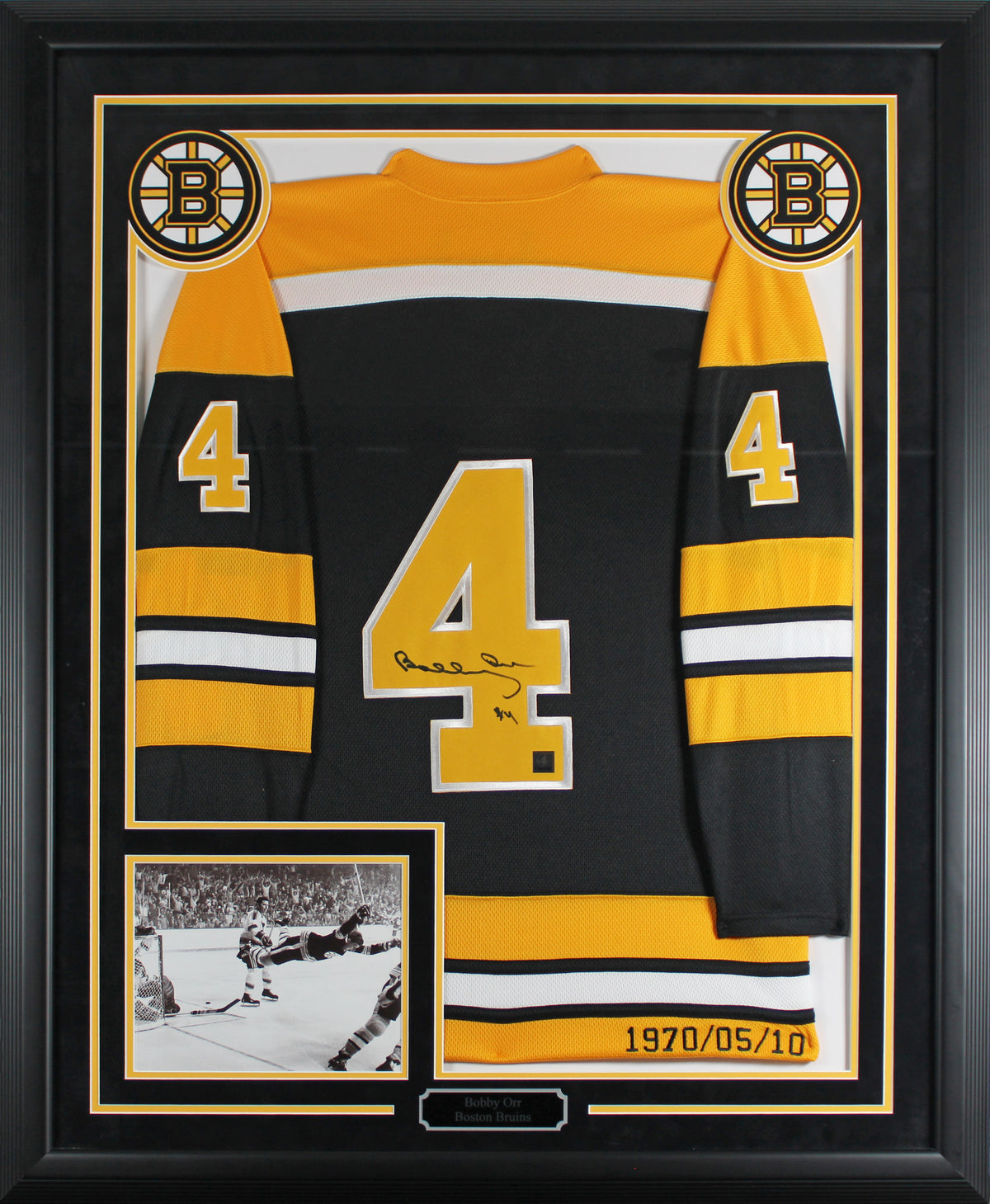 Bruins Bobby Orr Authentic Signed Framed Jersey Autographed BAS #AG010163