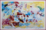 LeRoy Neiman Signed & Framed 22x32 1976 Montreal Olympic Games Litho BAS LOA