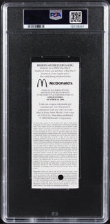 Patriots Tom Brady "Brady Vs. Bledsoe" Signed 10/3/2004 Ticket Auto 10! PSA Slab