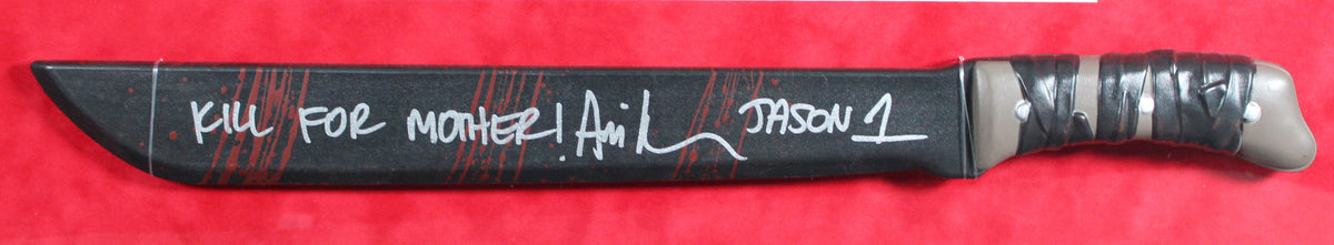 Ari Lehman Friday The 13th Authentic Signed & Framed Prop Machete BAS #AG010138