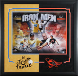Cal Ripken Jr. & Lance Armstrong Signed 16x20 Framed Photo LE #46/150 BAS LOA