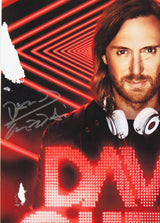 David Guetta Authentic Signed Maya Day & Nightclub 11x17 Poster BAS #BU55078