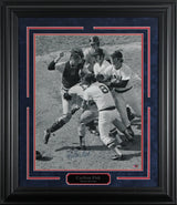 Red Sox Carlton Fisk Authentic Signed 16x20 Framed Photo BAS #AG010135