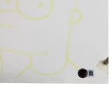Matt Groening Simpsons Signed 22x31 Poster w/ Bart & Lisa Sketch BAS #AE16841