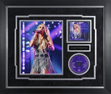 Carrie Underwood Signed & Framed Denim & Rhinestones Cd Insert BAS #AG010134