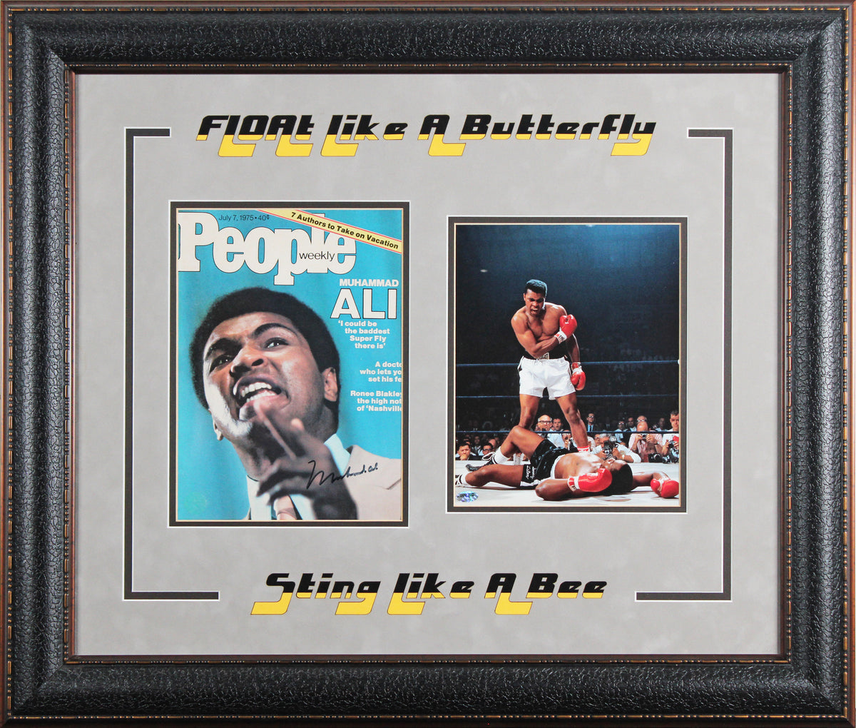 Muhammad Ali Authentic Signed & Framed Magazine Autographed BAS #AG010130