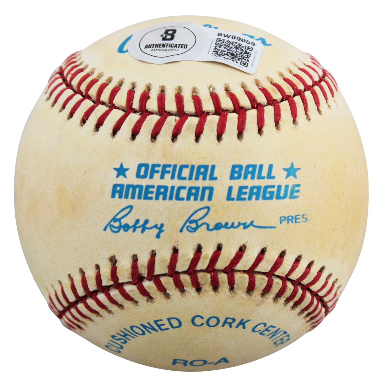 Tigers Al Kaline Authentic Signed Bobby Brown OAL Baseball BAS #BW89059