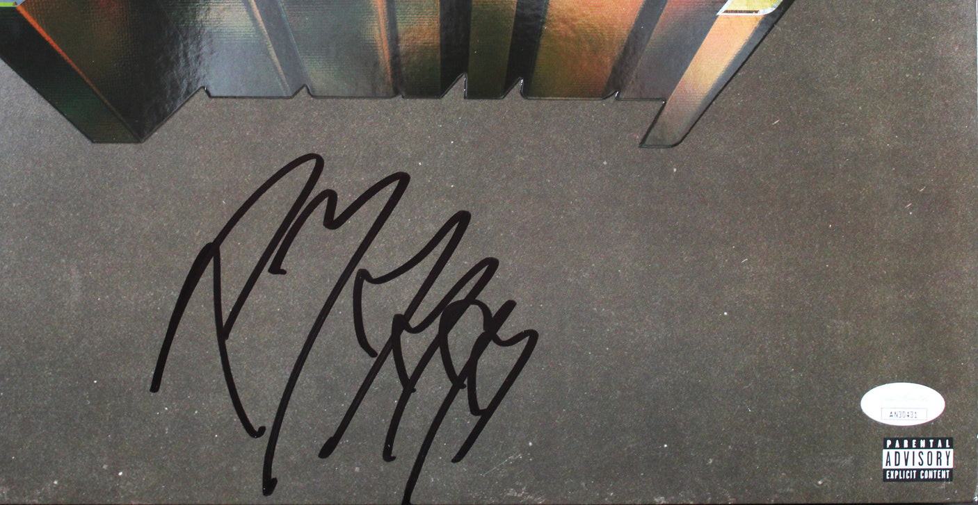 Post Malone Authentic Signed Stoney Album Cover Autographed JSA #AN30431