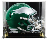 Eagles Randall Cunningham Signed 1974-95 TB F/S Speed Rep Helmet W/ Case BAS Wit