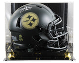 Steelers Joe Greene "HOF 87" Signed STS IV F/S Speed Proline Helmet W/ Case BAS