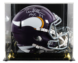 Vikings Carl Eller "HOF 2004" Signed 1961-79 TB F/S Speed Rep Helmet W/ Case BAS