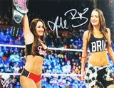 WWE Nikki Bella & Brie Bella Authentic Signed 11x14 Framed Photo BAS #AG010171