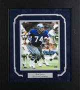Cowboys Bob Lilly "HOF 80" Authentic Signed 8x10 Framed Photo BAS #AG010142