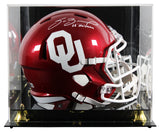 Oklahoma Sam Bradford "2008 Heisman" Signed F/S Speed Rep Helmet W/ Case BAS Wit