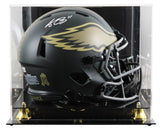 Eagles A.J. Brown Signed STS IV F/S Speed Proline Helmet W/ Case BAS Wit