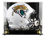 Jaguars Travis Hunter Signed 2024 Alt F/S Speed Proline Helmet W/ Case BAS Wit