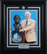 Cowboys Gil Brandt "HOF 19" Authentic Signed 8x10 Framed Photo BAS #AG010145