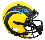Rams Matthew Stafford Signed Rave Full Size Speed Rep Helmet W/ Case Fanatics