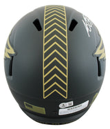 Eagles A.J. Brown Signed Salute to Service IV Full Size Speed Rep Helmet BAS Wit