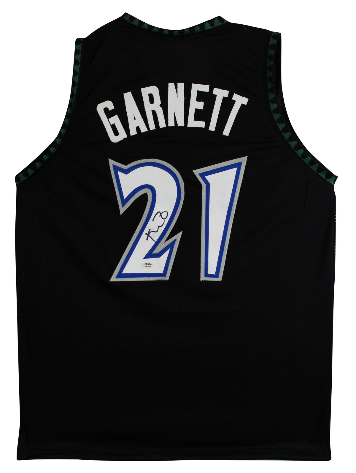 Kevin Garnett Authentic Signed Black Pro Style Jersey Autographed PSA/DNA
