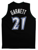 Kevin Garnett Authentic Signed Black Pro Style Jersey Autographed PSA/DNA