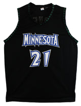 Kevin Garnett Authentic Signed Black Pro Style Jersey Autographed PSA/DNA