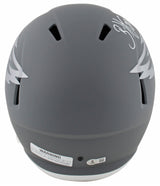 Eagles Brian Dawkins Signed Slate Full Size Speed Rep Helmet BAS Witnessed