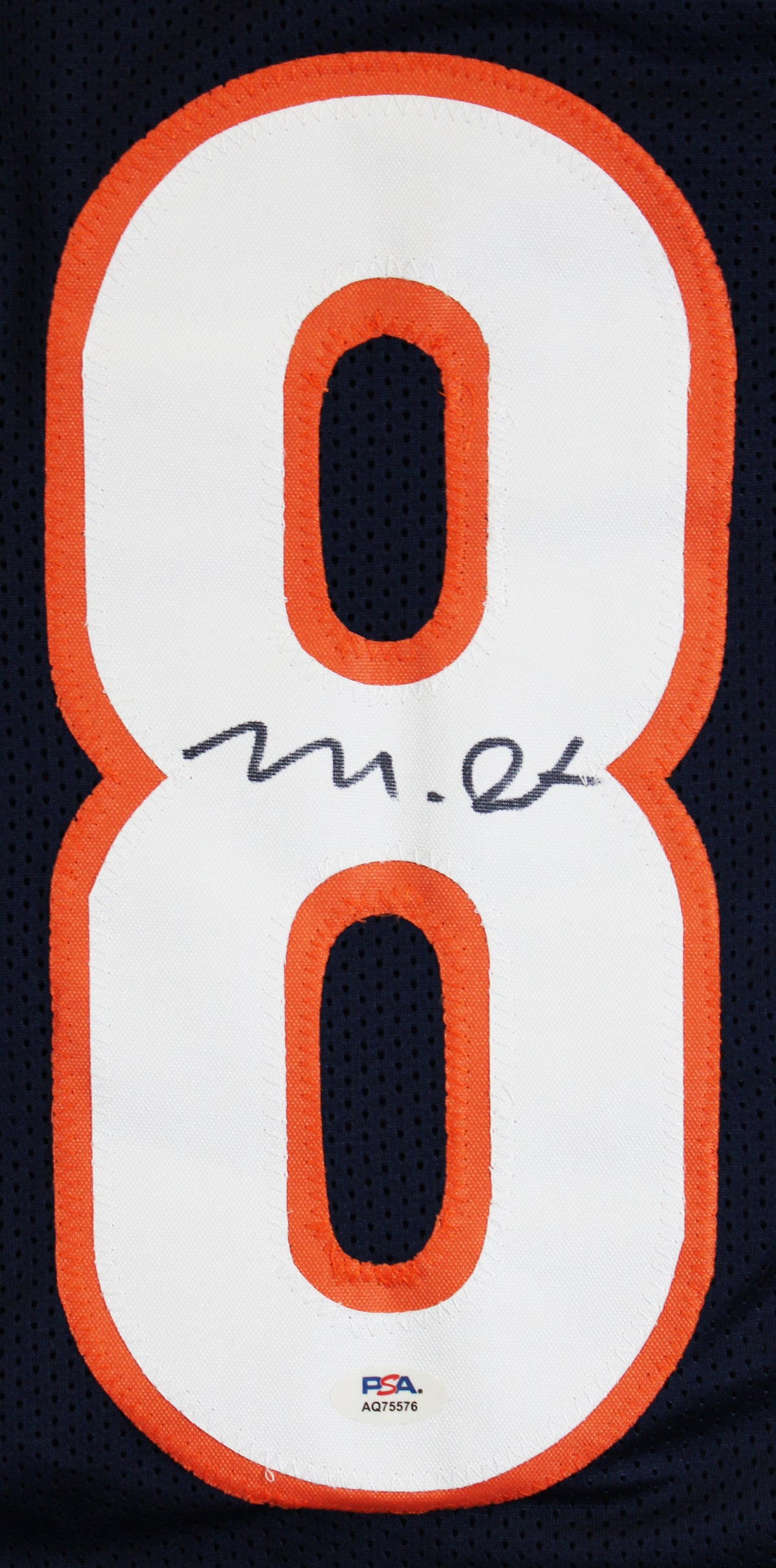 Montez Sweat Authentic Signed Navy Pro Style Jersey Autographed PSA/DNA