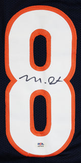 Montez Sweat Authentic Signed Navy Pro Style Jersey Autographed PSA/DNA